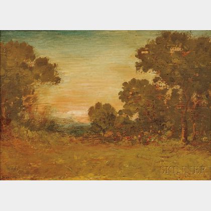 Ralph Albert Blakelock (American, 1847-1919) Autumn Landscape