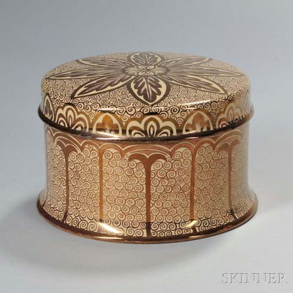 Wedgwood New Hispano-Moresque Design Lustre Box and Cover
