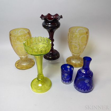 Five Glass Items