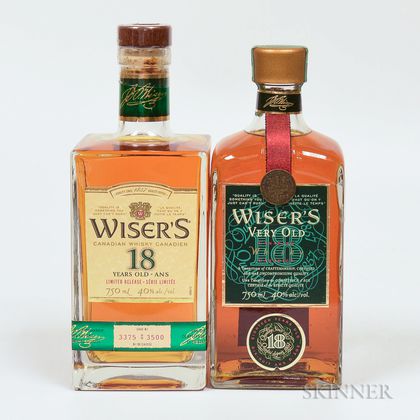 Mixed Wisers, 2 750ml bottles 