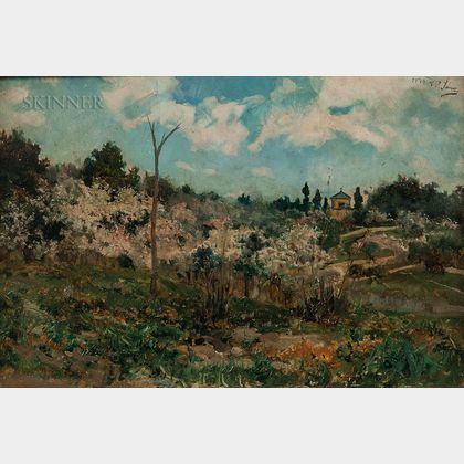 Casimiro Sainz y Saiz (Spanish, 1853-1898) Spanish Landscape