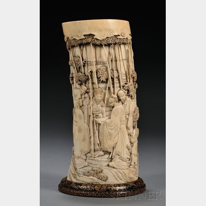 Large Ivory Vase