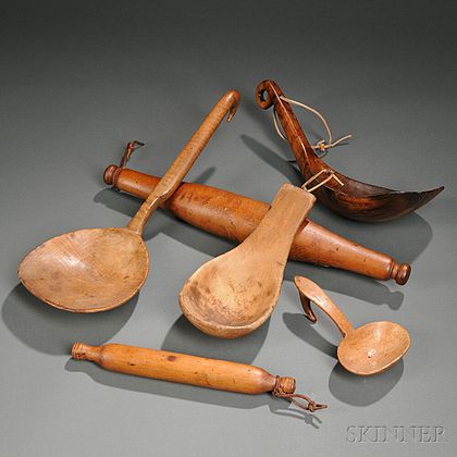 Six Wooden Objects