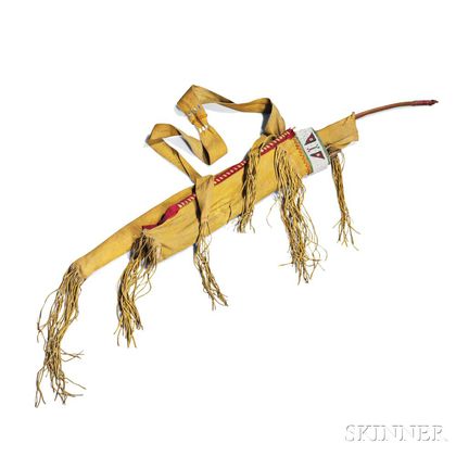 Southern Plains Fringed Hide Bow Case and Quiver