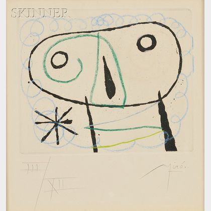 Joan Miró (Spanish, 1893-1983) Image from SUITE: LA BAGUE D'AURORE