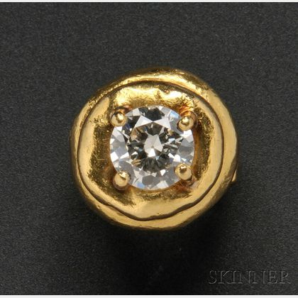 High-karat Gold and Diamond Ring, Jean Mahie