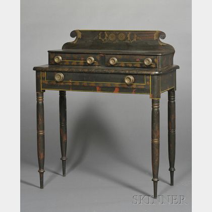Fancy-Painted Dressing Table