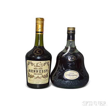 Mixed Hennessy, 1 750ml bottle1 4/5 quart bottle 