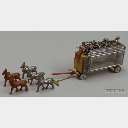 Lead-sided Wood Circus Wagon