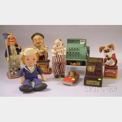 Eight Mid-20th Century Toys
