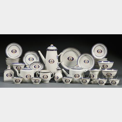 Chinese Export Porcelain Coffee and Tea Service