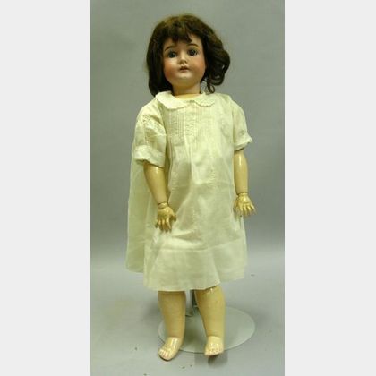 German Bisque Head Girl Doll