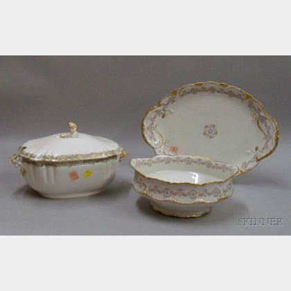 Three Large Limoges Serving Pieces