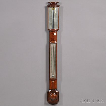 Mahogany Stick Barometer