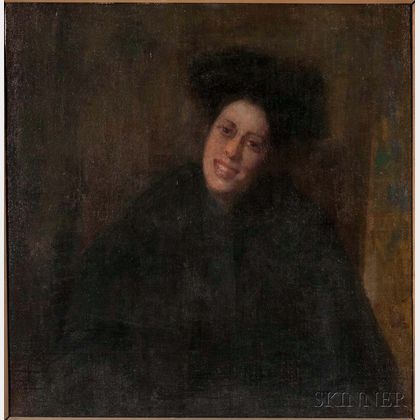 Robert Wilton Lockwood (American, 1861-1914) Tonal Portrait of a Woman