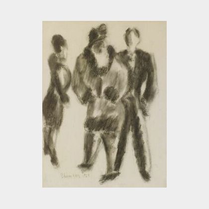 Chaim Gross (American, b. 1904) Three Figures
