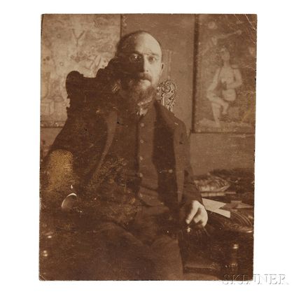 Satie, Erik (1866-1925) Signed Photograph.