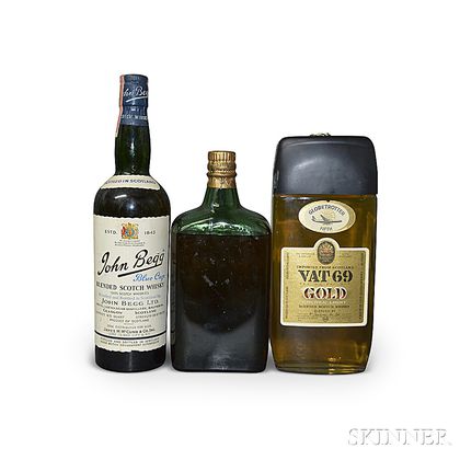 Mixed Blended Scotch, 3 4/5 quart bottles 