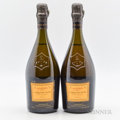 Veuve Clicquot La Grande Dame 1990, 2 bottles 