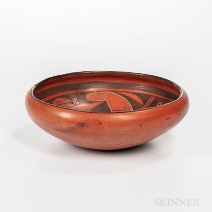 Hopi Polychrome Pottery Bowl