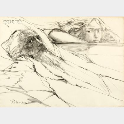 Arthur Polonsky (American, b. 1925) Rodin