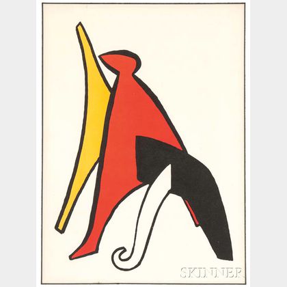 Alexander Calder (American, 1898-1976) Stabile with White Foot
