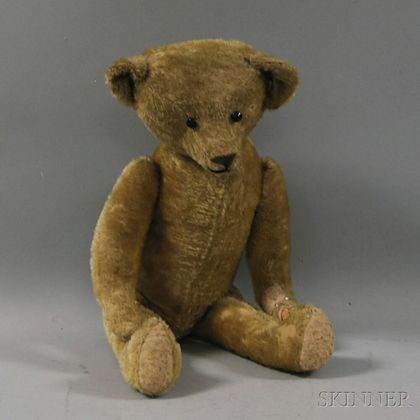 Jointed Golden Mohair Teddy Bear