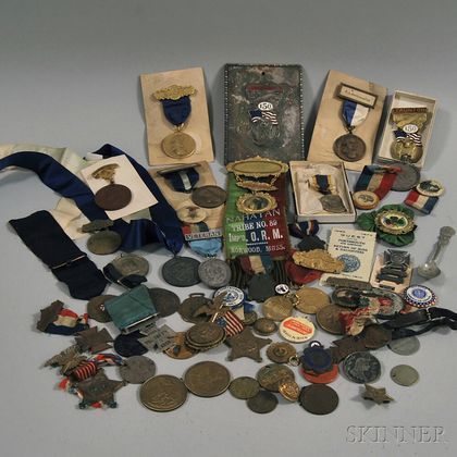 Group of Assorted Medals and Ribbons