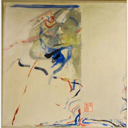 FIMA (Efraim Roeytenberg) (Israeli, 1916-2005) Two Framed Paintings: The Spring Rhythms