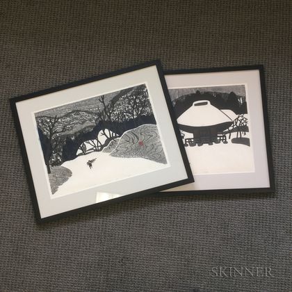 Two Kiyoshi Saito (1907-1997) Woodblock Prints