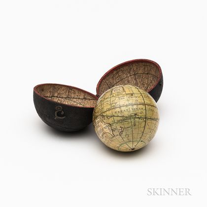 Dudley Adams 3-inch Cased Terrestrial Pocket Globe