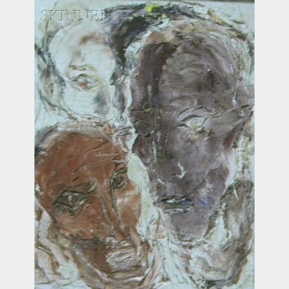 Pietro Lazzari (American, 1898-1979) Three Faces