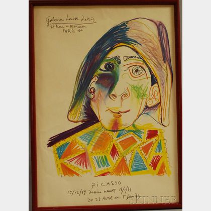 Pablo Picasso (Spanish, 1881-1973) Galerie Louise Leiris