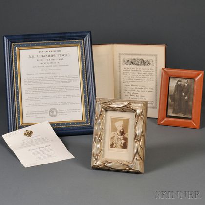 Four Items Relating to the Romanov Family