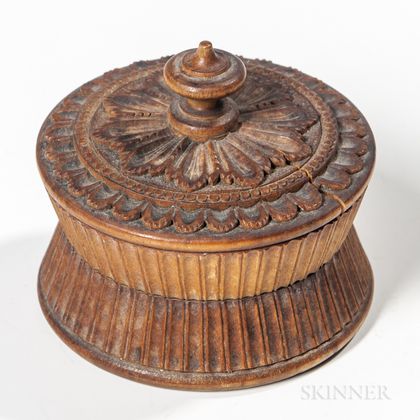 Turned and Carved Box