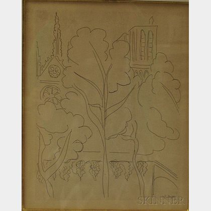 Henri Matisse (French, 1869-1954) La Cité - Notre-Dame