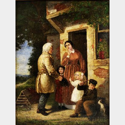 American School, 19th Century An Unexpected Visitor
