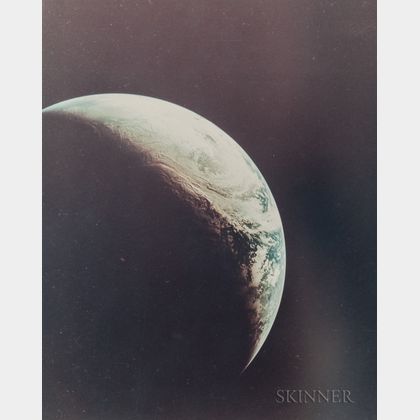 Taken by a Maurer 70mm Camera Aboard the Apollo 4 Spacecraft 