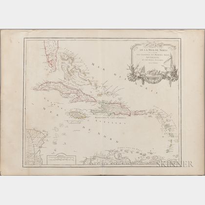 Two 18th Century Maps: West Indies and Persia.