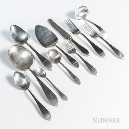 Group of Handwrought Sterling Silver Flatware