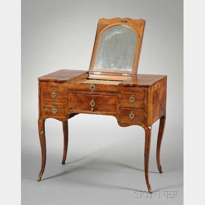 Marquetry-inlaid Dressing Table