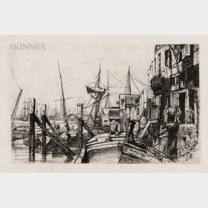 James Abbott McNeill Whistler (American, 1834-1903) Limehouse