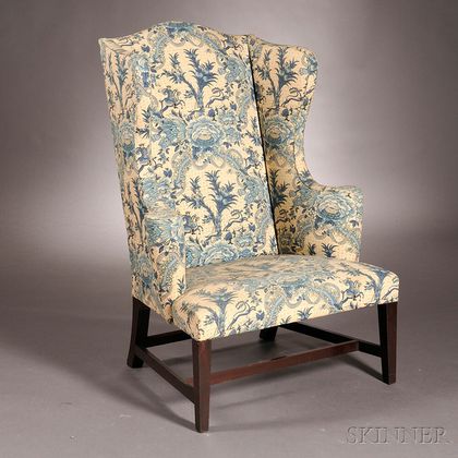 Federal Upholstered Mahogany Easy Chair