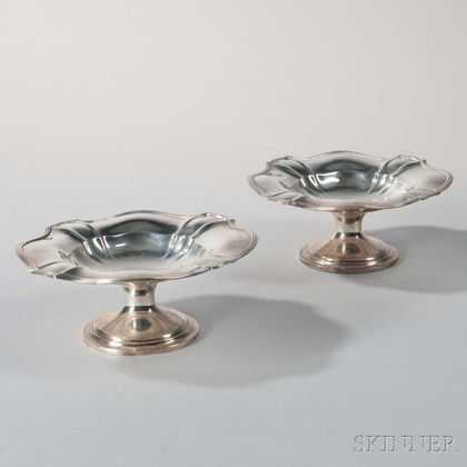Two Gorham Sterling Silver Tazzas