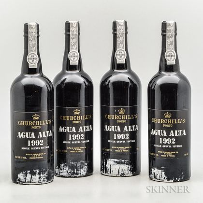 Churchill Agua Alta Single Quinta 1992, 4 bottles 