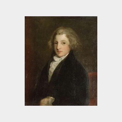 British School, 18th/19th Century Portrait of a Young Gentleman