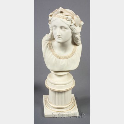 Copeland Parian Bust of Oenone