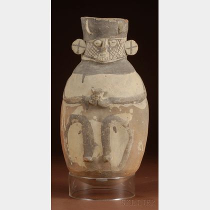 Sold At Auction Pre-Columbian Anthropomorphic Painted Pottery Vessel ...