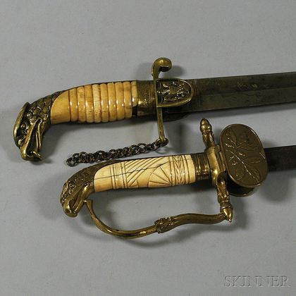 Two Eagle Pommel Swords