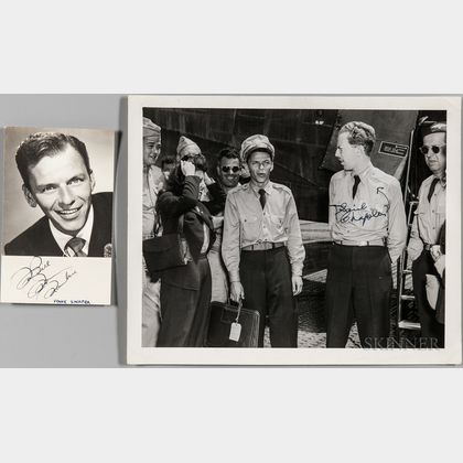 Sinatra, Frank (1915-1998) Two Signed Photographs, One Unsigned.
